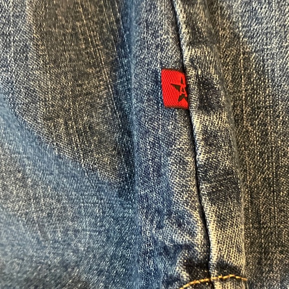 Arizona Jean Co. Junior Ladie Sz L Long Sleeve Denim Jacket w/Metal Snap Closure - Picture 6 of 10